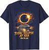 Total Eclipse At Sea 08 12 26 Solar Totality Eclipse Cruise T-Shirt