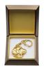 Spanish Mastiff, Mastín Español - Gilded Key Ring with Dog In Gift Box, Handbag Decoration, Luxury Accessory by Art-Dog Brand