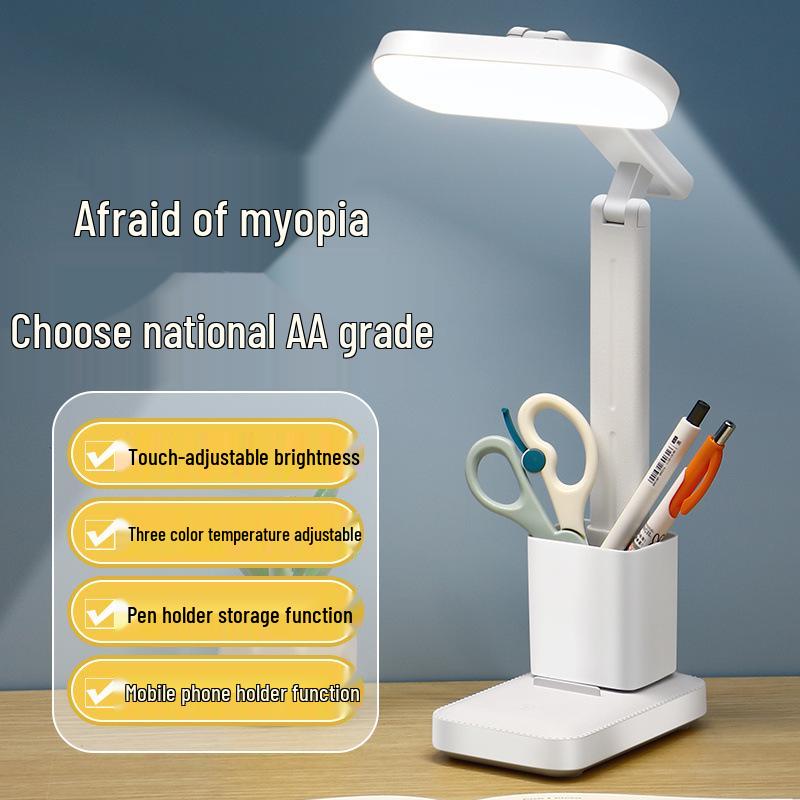 LED Superhelle Faltbare Schreibtischlampe für Studenten und Kinderhausaufgaben
