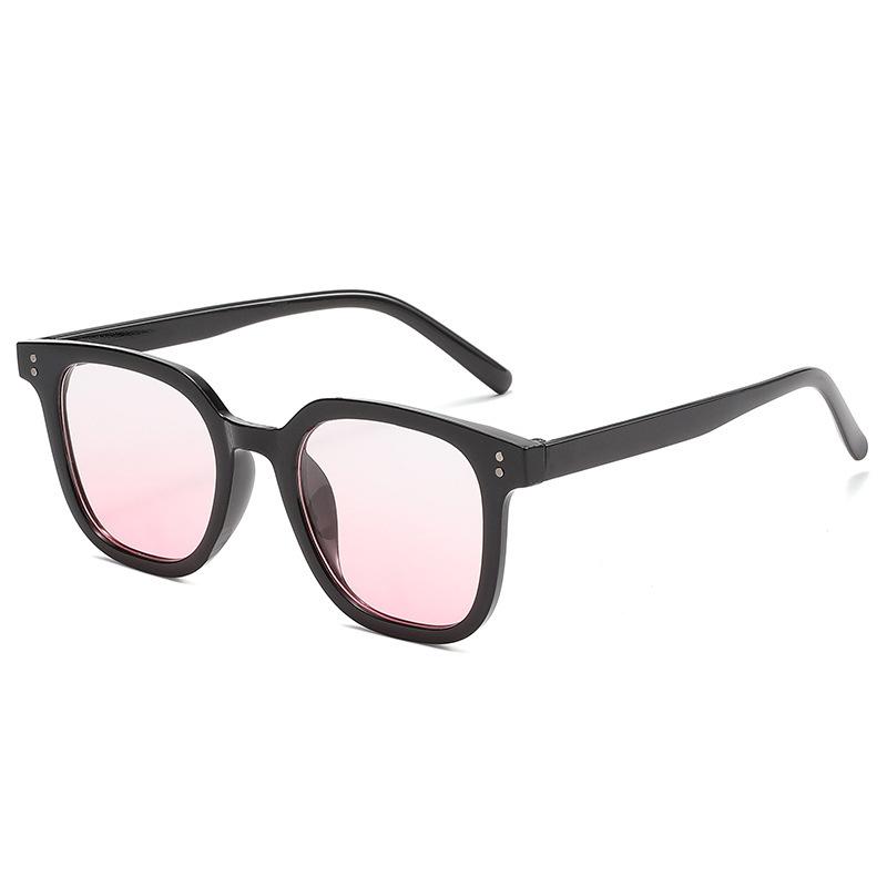 Sunglasses Women Plain Blush Glasses Sunset Gradual Change Brown Black Frame Sunglasses Sunglasses Men Uv Protection