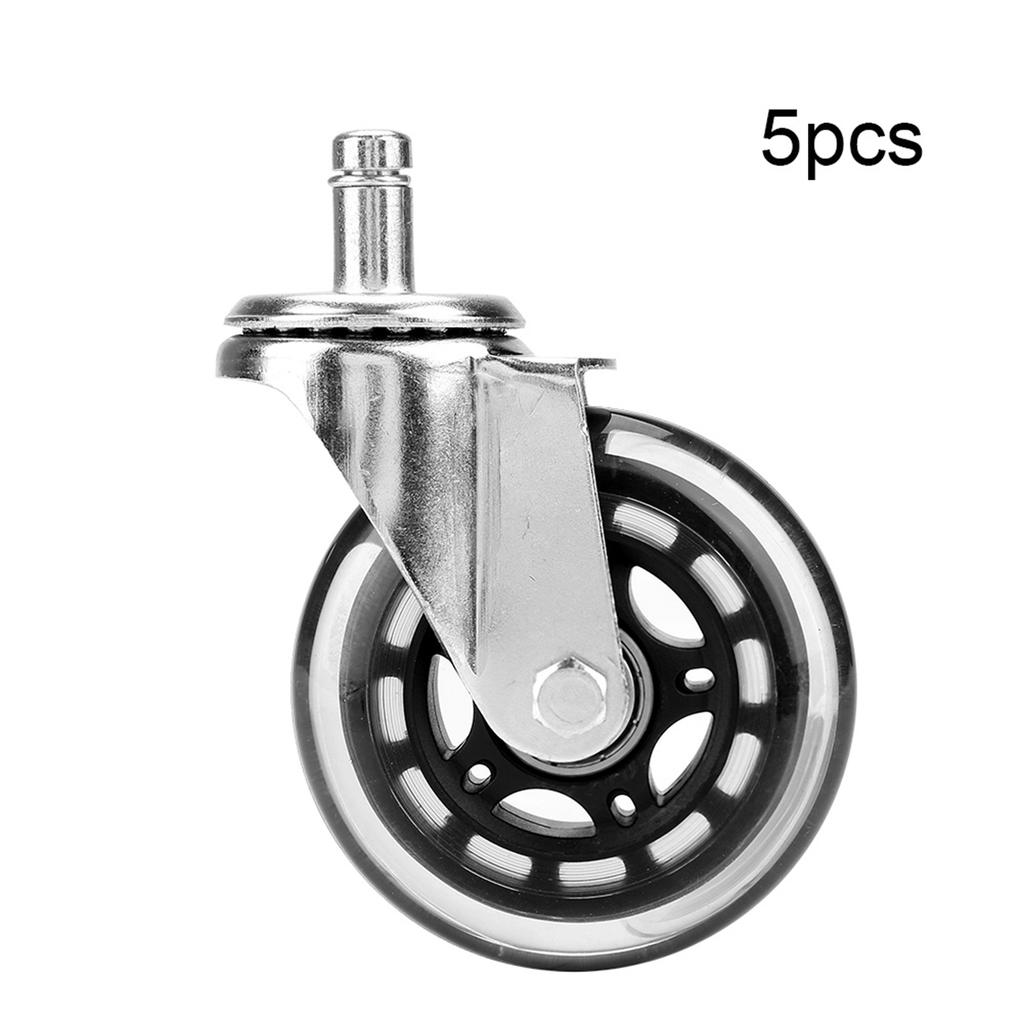 Office Chair Caster Wheels Universal Mute Wheel Replacement Office Chair Wheels 5 PCS(#3)