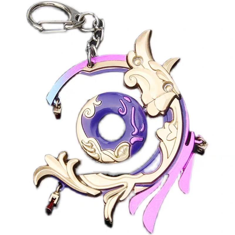 Impact Genshin Sangonomiya Kokomi Arms Everlasting Moonglow Pendant Keychain