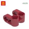 Non-Toxic 147Pcs/Lot No.41678 Axleand Pin Connector Perpendiculardoublesplit Blockmoccolor Accessories Compatible With Brick Diy Game