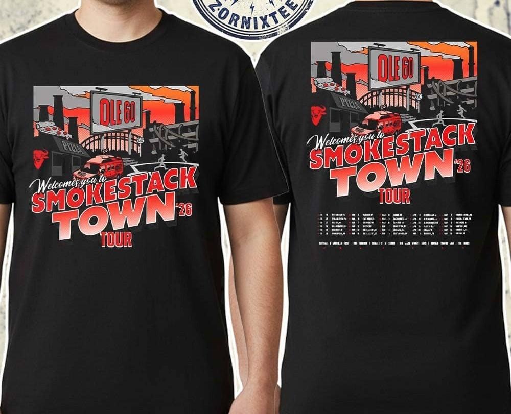 Ole 60 Welcomes You To Smokestack Town 2026 Tour T-Shirt PP2765 XXL