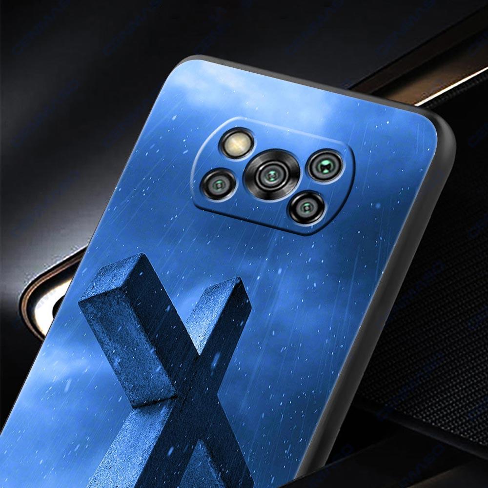 Phone Case for Xiaomi Poco F7 F6 F5 F4 F3 X7 X6 X5 X4 X3 NFC M4 C51 C55 GT Soft TPU Cover Faith Christian Religious Jesus Clear