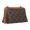 Celine Cuir Triomphe Monogram Classic Print Shoulder Bag Women Shoulder Bag Brown 10E382CBX-04LU