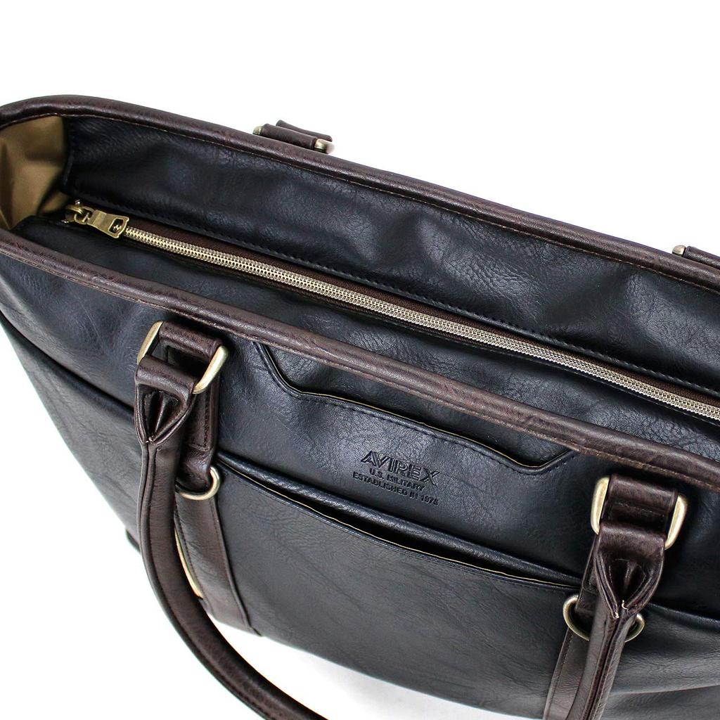 AVIREX Larga 2WAY Tote Bag AX2032 camel