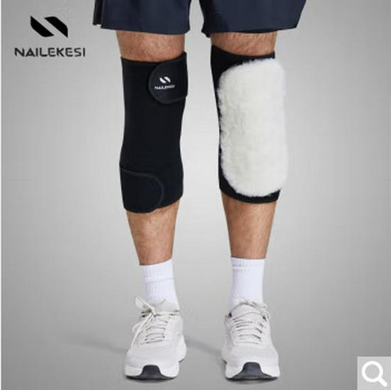 Plus Velvet Wool Knee Pads for Men s Cold Protection - Cycling, Motorcycle, and Warmth Guard for Older Legs One Size (Wool Knee Pads)