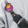 Dumpster Flame Pin Humorous Dumpster Flame Response Team Alloy Pin Hilarious