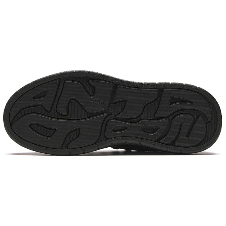 Anta 982Evo Korean Style Versatile Thick Sole Comfortable Trendy Lightweight Low Top Skate Shoes Women Sneakers Black 122438091-3
