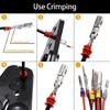 950Pcs Multipurpose Copper Terminals Pin Set for Car Electrical Connection Ideal for Enthusiasts and Mechanics Use