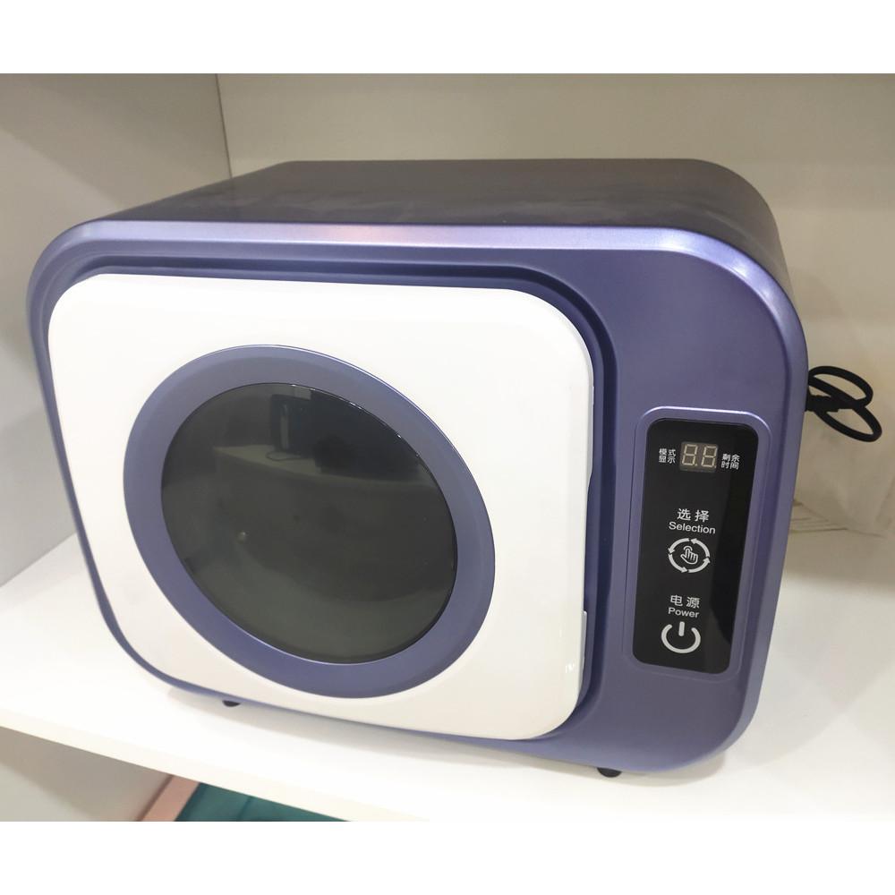 Mini inteligentní bubnová sušička pro domácnost UV sterilizace sušicí stroj Kolejová sušička prádla 300W 370x280x290mm