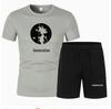 Anime Goku Mesh Sports T-shirt & Shorts Set - Breathable Basketball Uniform