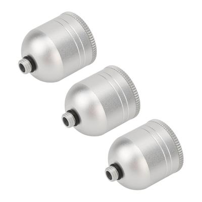 3pcs Facial Oxygen Injection Accessories Metal Cup Replaceable Portable Oxygen Sprayer Accessories Pot