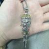 Vintage Copper Plated Fudo Myoo Vajra Pendant Necklace Men Ethnic Retro Style Bold Statement Jewelry