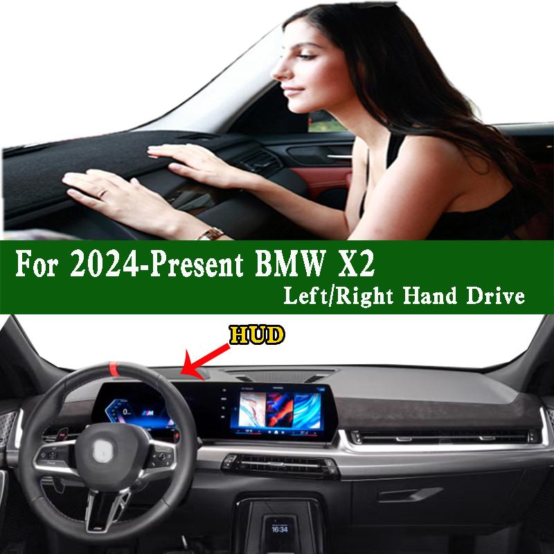 For 2024 2025 BMW X2 M35i Dashmat Dashboard Cover trument Panel Pad Dash Mat Anti-Dirt Proof Ornaments