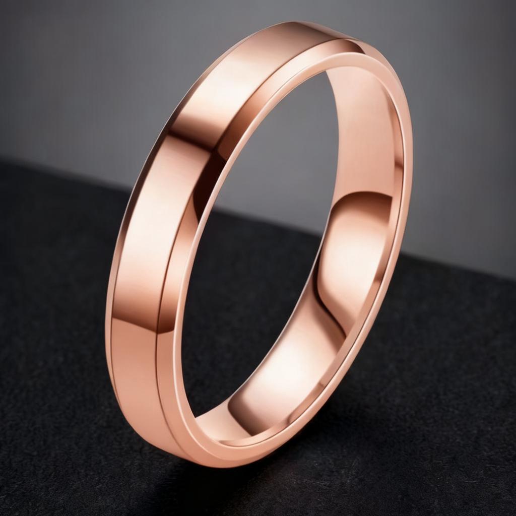 Stainless Steel Ring, Non-fading, Instagram-style Matte Finish, Trendy Men’s Ring with a Niche Design, Minimalist Titanium Steel Band.
