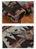 Men's Vintage Floral Thick Flannel Long Sleeve Shirt Jacket