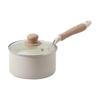 Pearl Metal Pot, One Hand Pot, 16cm, Deep, Ceramic Processed Inside, IH Compatible, Gas Fire Compatible, Glass Lid Included, PFOA FREE, PTFE FREE,