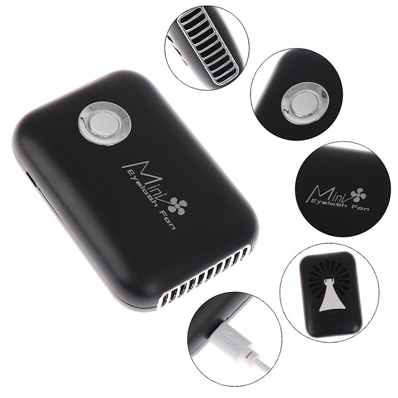 Grafted Eyelashes Usb Charging Mini Hair Dryer Hand-Held Strong Wind Small Fan