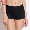 Maniform Women's Seamless Mid-Waist Anti-Bacterial Lace Safety Shorts