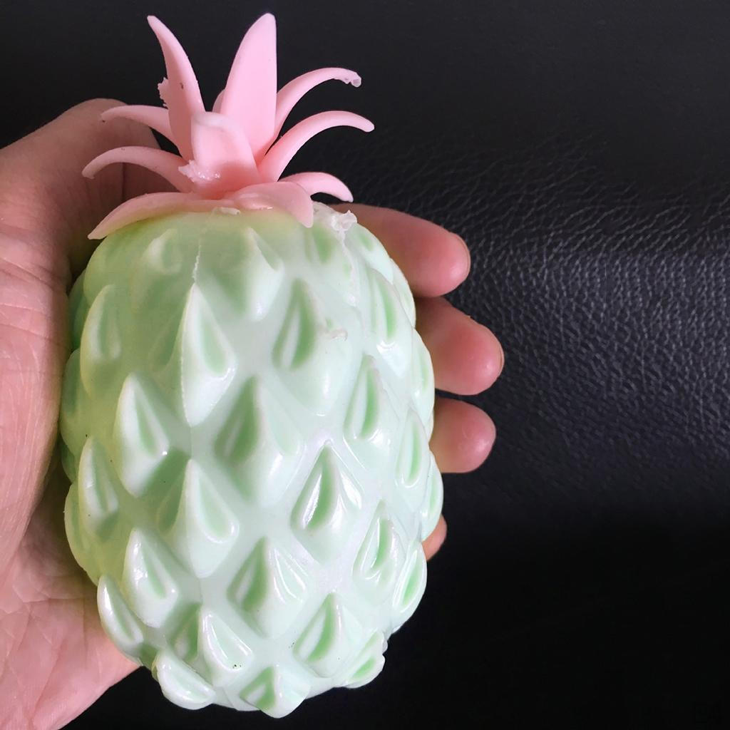 Silicone Pineapple Fidget Toys Squeeze Sensory Decompreossion Toy Blue