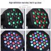 36-Color LED Stage Lights for Dance, Wedding, and Holiday Events