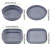 Square Round Air Fryer Silicone Liner Foldable Air Fryer Mat  Kitchen Accessories