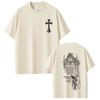 Christian Jesus Merch T-shirt Male Vintage Casual Soft Cotton T Shirts Tops Summer Unisex Women Hip Hop Gothic Oversized Streetwear