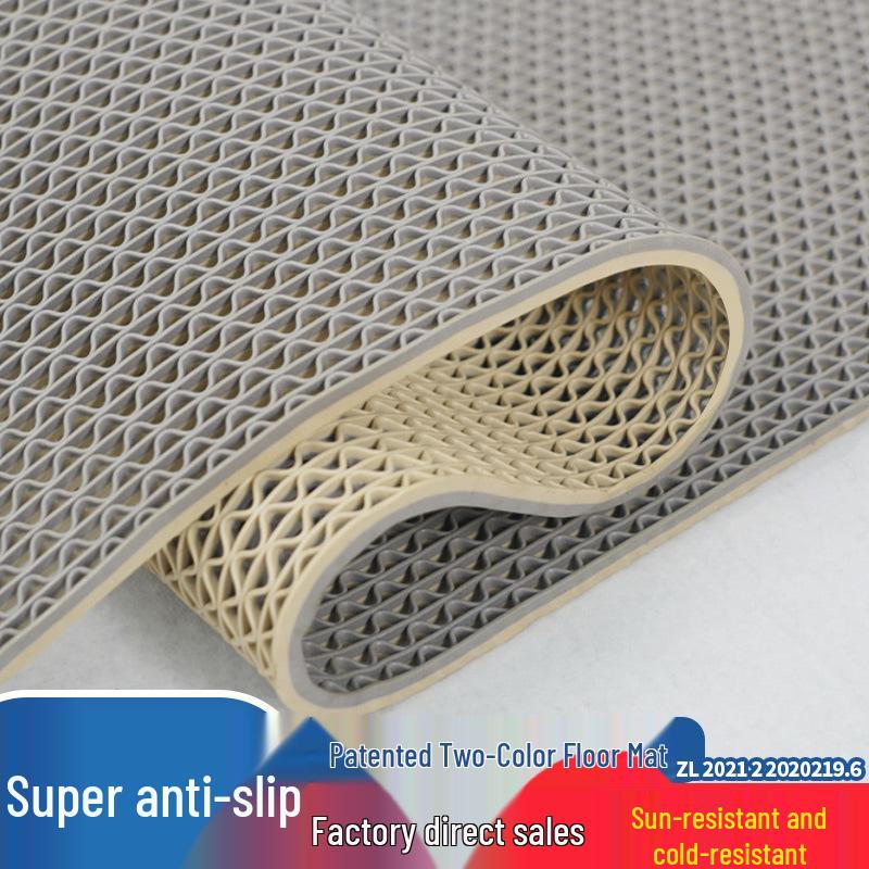 Non-Slip PVC Hollow Waterproof Mat for Kitchen, Bathroom, Pool, Outdoor, Commercial Use