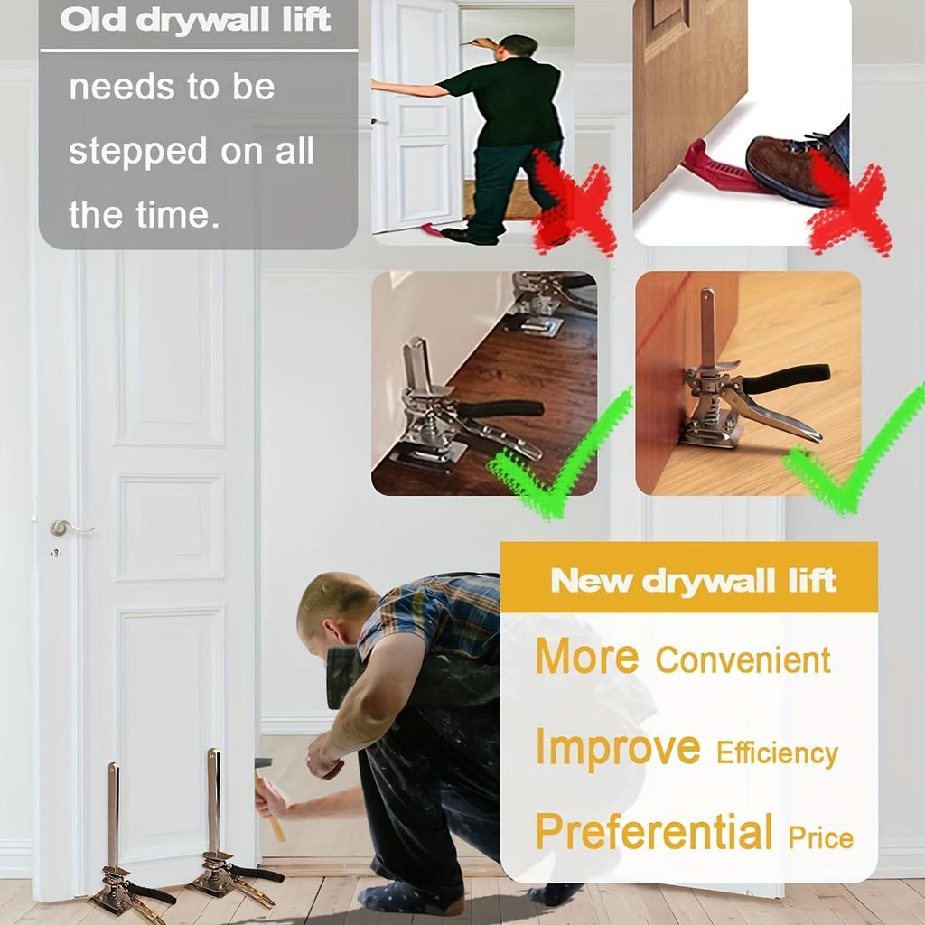 Arm Tool Lift Labor Saving Arm, Wall Tile Locator, Multi-Function Height Adjustment Lifting Device,Door Panel Lifting