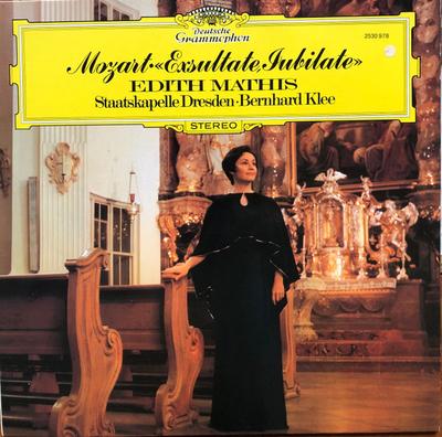 LP-Schallplatte EDITH MATHIS STAATSKAPELLE DRESDEN Mozart Exsultate Jubilate Kv 165 2530978 DEUTSCHE GRAMM 1979 Deutschland Klassik Gebraucht