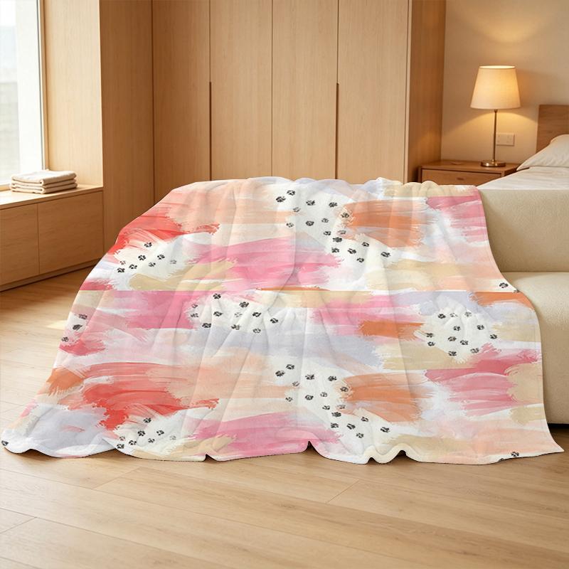 Lightweight Flannel Blanket Soft, Warm, Vibrant, Portable, Versatile for Home, Couch Naps, Car & Holidays (Halloween, Xmas)