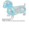 1/2/4Pcs Glitter Dachshund Squeeze Toy Transparent Dog Shape Stress Relief Sensory Toy Anxiety