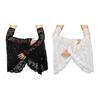Comfortable Gothic Punk Gloves Arm Sleeves with Flared Cuffs for Dark Aesthetic Fashion Halloween Party Styling Armwear