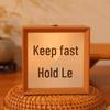 Creative LED Calligraphy Picture Frame: Tabletop Night Light & Bedside Lamp, DIY Birthday Gift