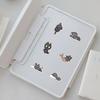 50Pcs Waterproof Kawaii Black Cat Sticker Cartoon Graffiti Decal Cute Kitten Sticker  Skateboard