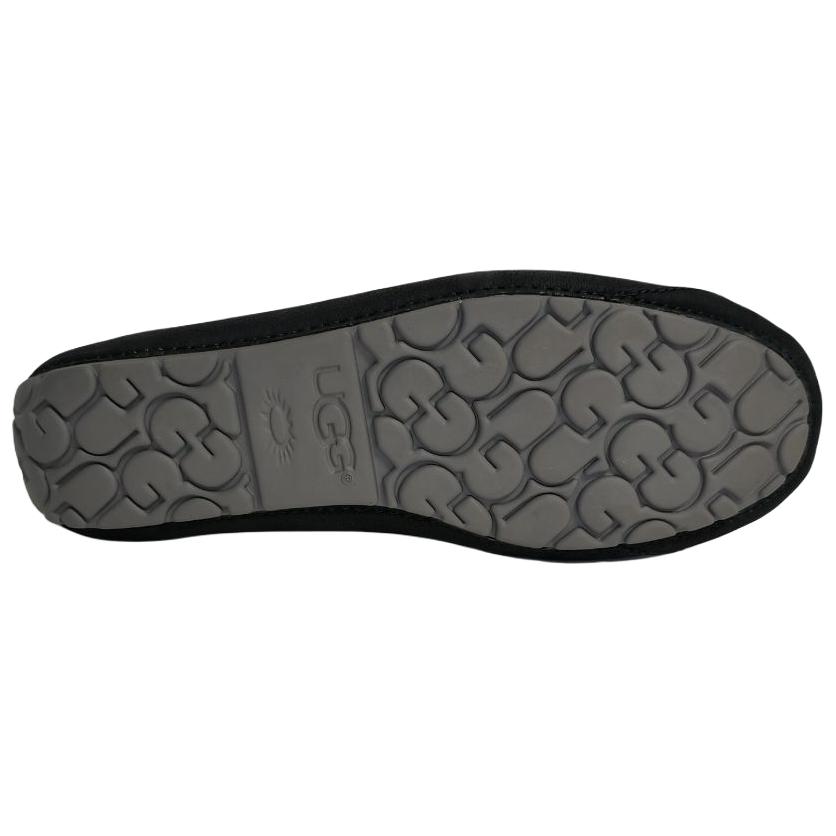 UGG Mocasines Versátiles Slip-On de Piel de Oveja Upshaw Zapatos de Hombre Negro 1015607-BLK