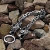 Men's Popular Stainless Steel Viking Bracelets Charm Cool Street Party Jewelry Gift