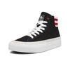 Kappa Fabric Retro Trend Wrap Non-Slip High-Top Skate Shoes Unisex Sneakers Black K09Y5CC22D-990