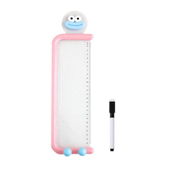 Monitor Memo Board Acrylic Message Panel Transparent Side Mount for Computer Monitor Multi-Functional Clip Phone Stand And Ruler Office Desk Organizer