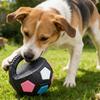 Dog Ball Mellow Calming Ball TPR HandleFootball Ball Pet Dog Toys Teething Relief To Accompany Outdoor Training Squeak Toys