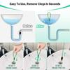 5pcs Flexible Drain Snake Anti-Break Plumbing Snake Cleaner Sink Drain Cleaner  Kitchen Sink