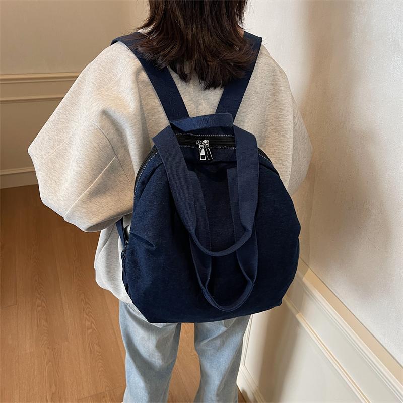 Denim Backpack Women's Large Capacity Shoulder Bag Travel Backpack