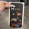 Cartoon Cat Phone Case For Samsung A56 A37 A57 A16 A17 A55 A36 A53 A35 A34 A06 A07 A26 S26 Ultra S25 FE S24 Leather Soft Cover