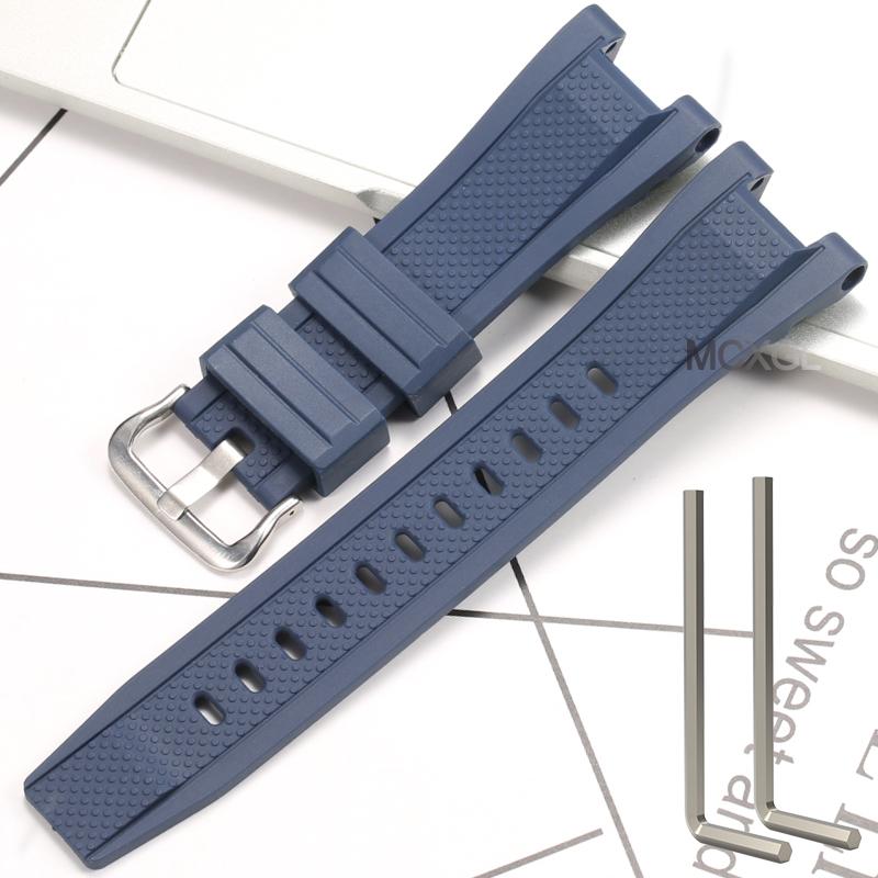 Silicone Rubber Watchband For Casio G-SHOCK GST Series GST-W300 210 400G S130 S110 S330 B100 Watch Band Sports Strap Bracelet