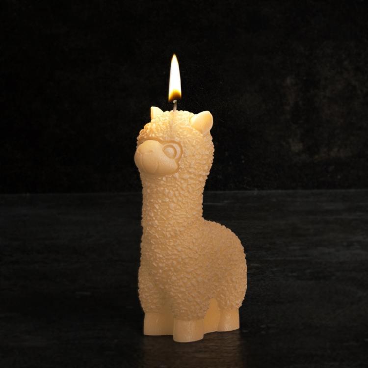 3D Alpacas Candle Silicone Mould Animal Resin Molds DIY Soap Molds Baking Molds