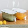 Large-Capacity Refrigerator Beverage Dispenser with Faucet for Cold Drinks and Juices