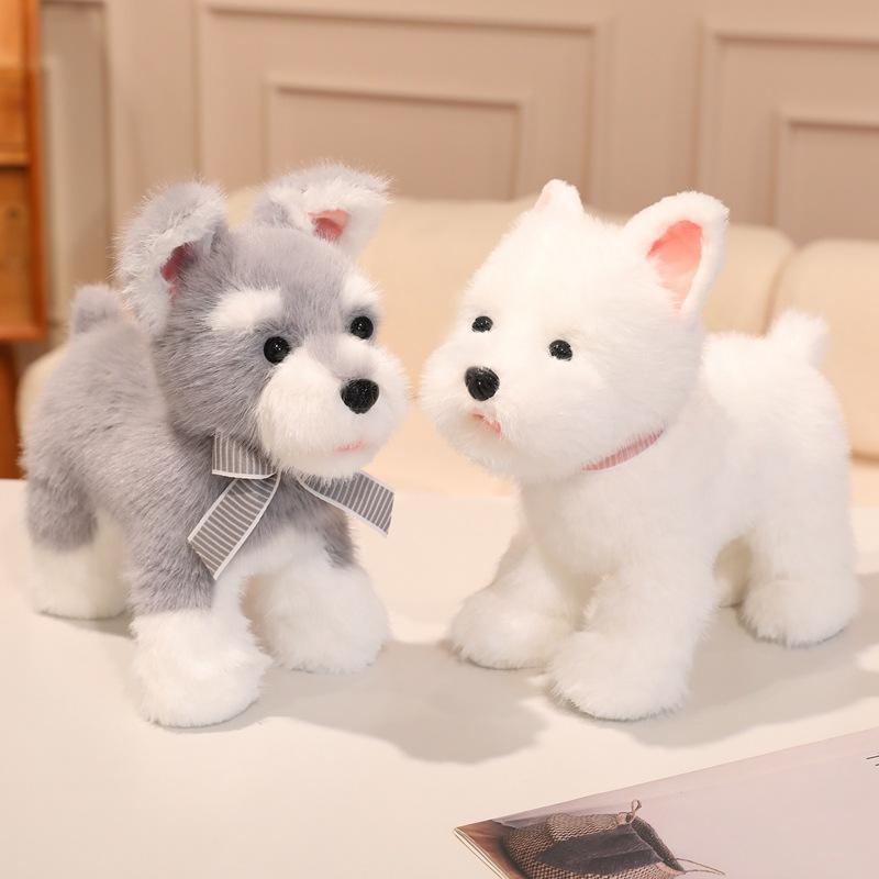 Simulation Sherina doll plush toy puppy dog doll children soothing rag doll girl birthday gift