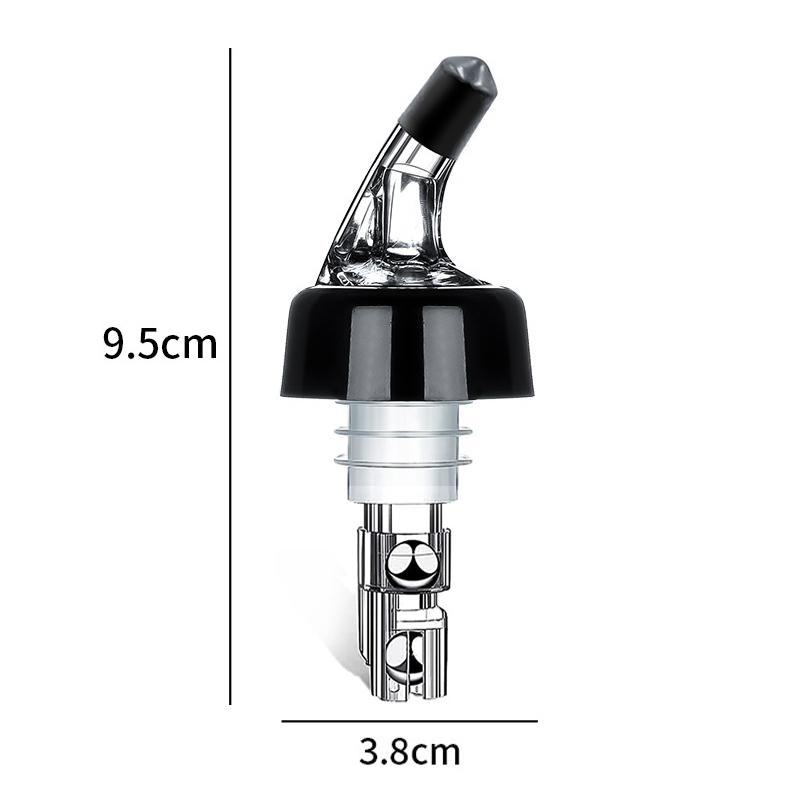 Measured Automatic Wine Pourer 1/3pcs Quick Accurate Spirit Dispenser No Drip Liquor Pour Spout for Home Bar Party Pub Use